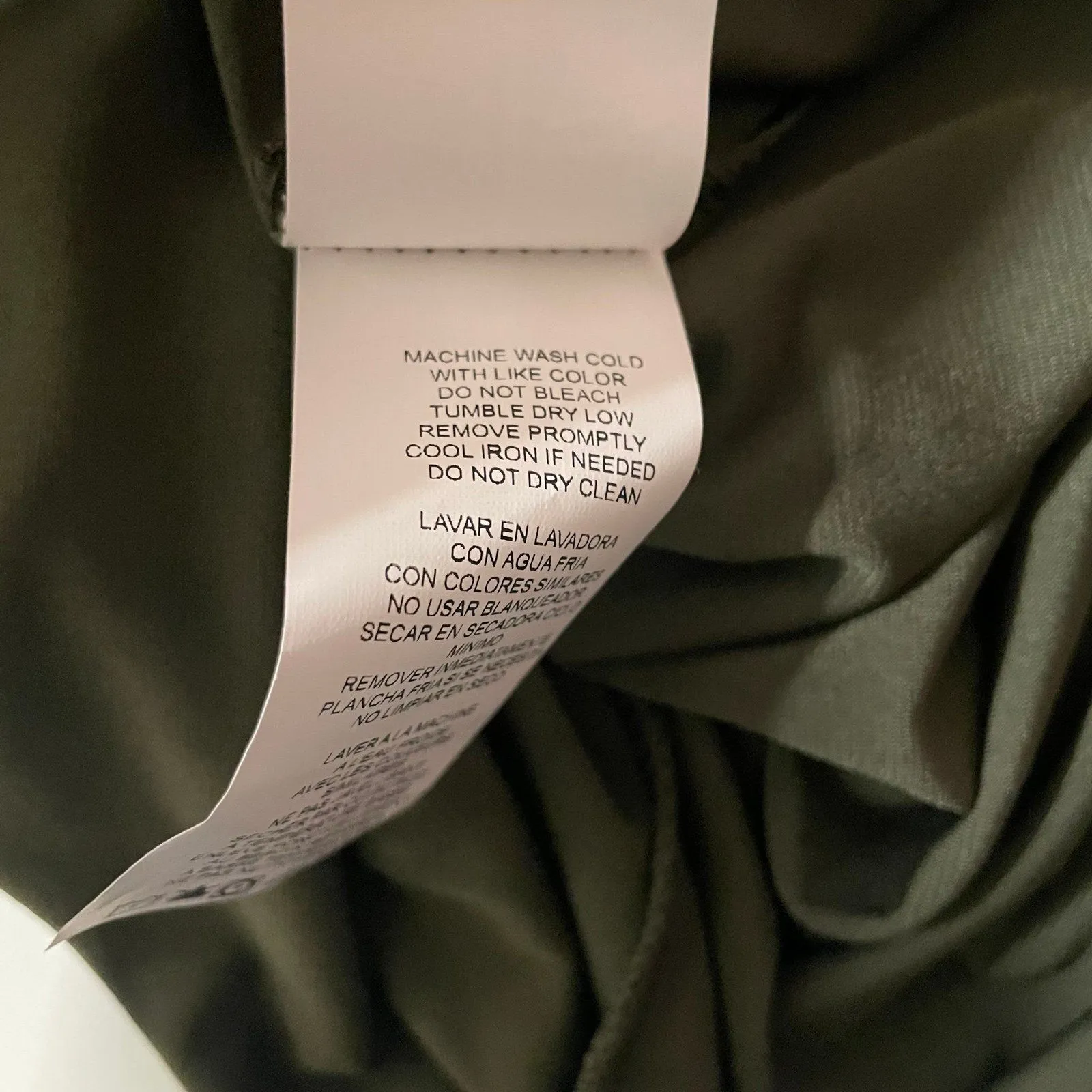 Tash + Sophie Dark Olive Green Asymmetrical Hem Jumpsuit NWT Size XS - Image 6