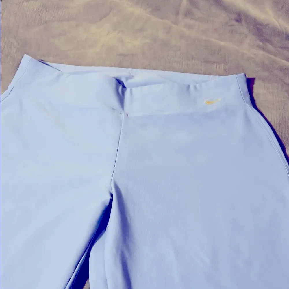 Nike Women's Wide Leg‎ Pants - Light Blue - Image 8