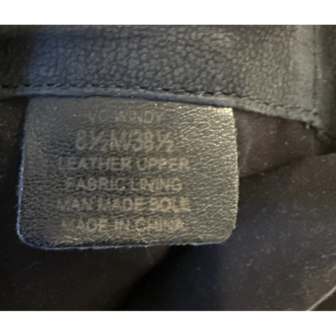 Vince Camuto Womens 8.5 Windy Moto Boots Black‎ Leather Gold Buckles Mid Calf - Image 8