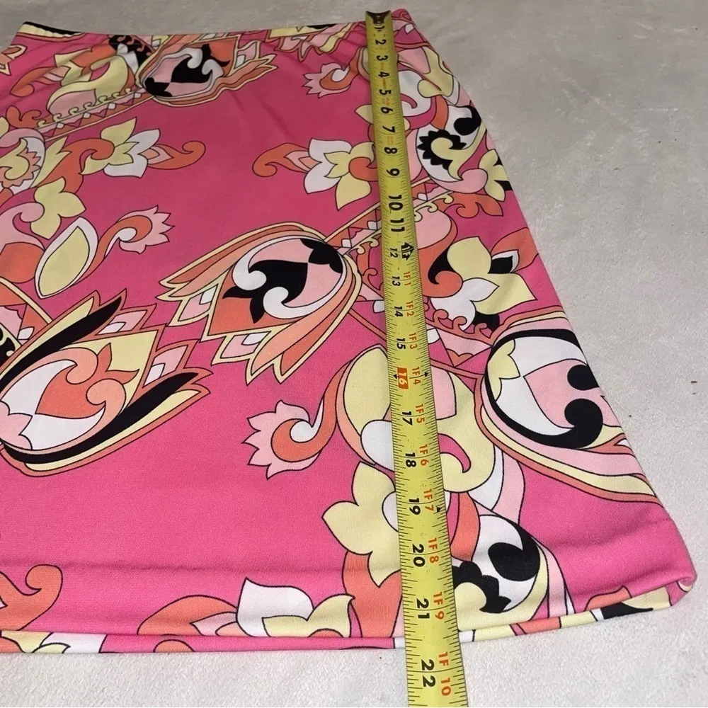 Y2K Pink Floral Mini Skirt Retro A - Image 6