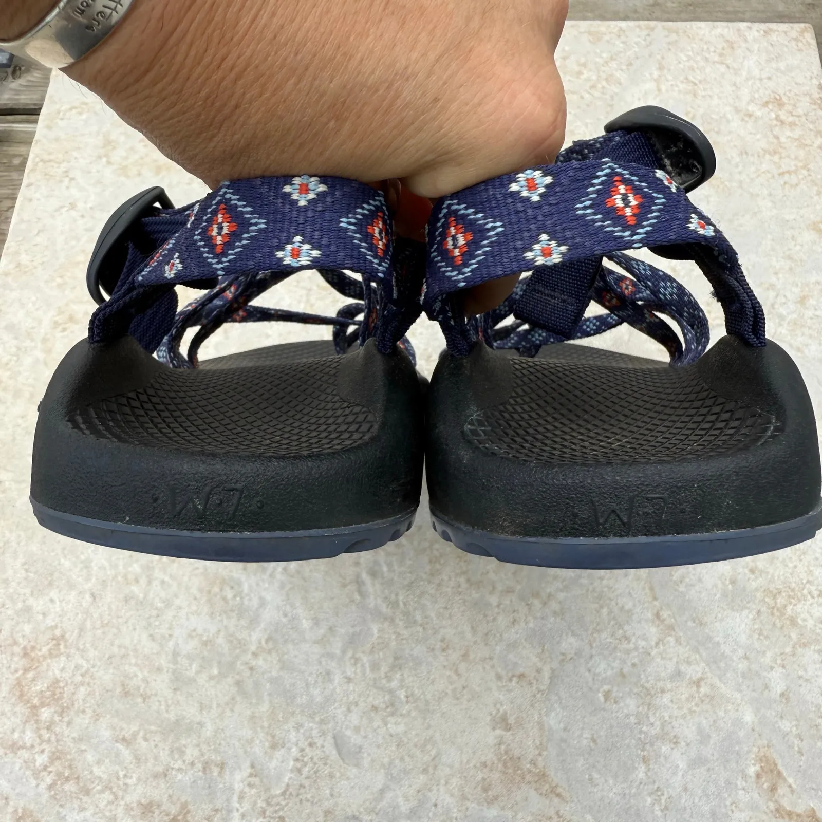 Chaco Wink Blue ZX2 Classic Strappy Hiking Outdoors Adventure Sandals Womens 7 - Image 3