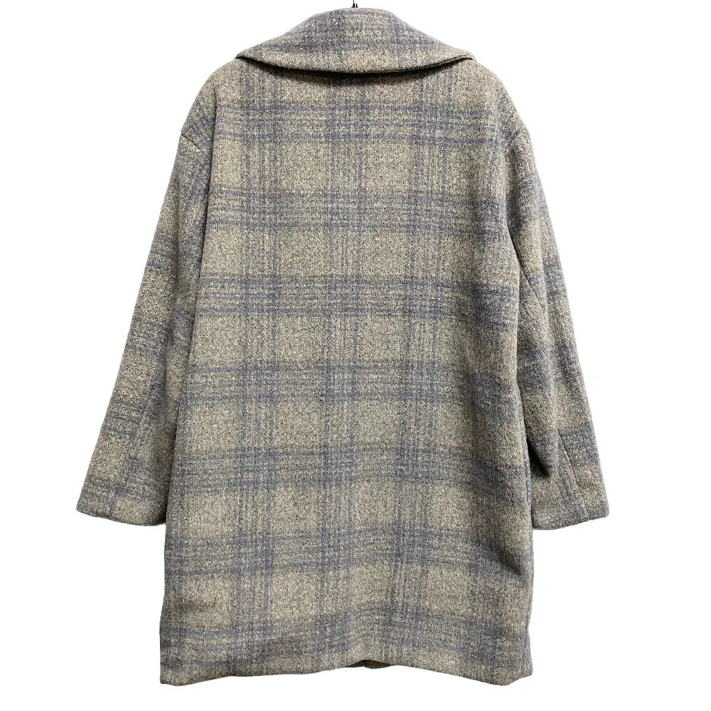 ASTR the Label Oversized Long Plaid Trench Over Coat REVOLVE Size Small Women’s - Image 7