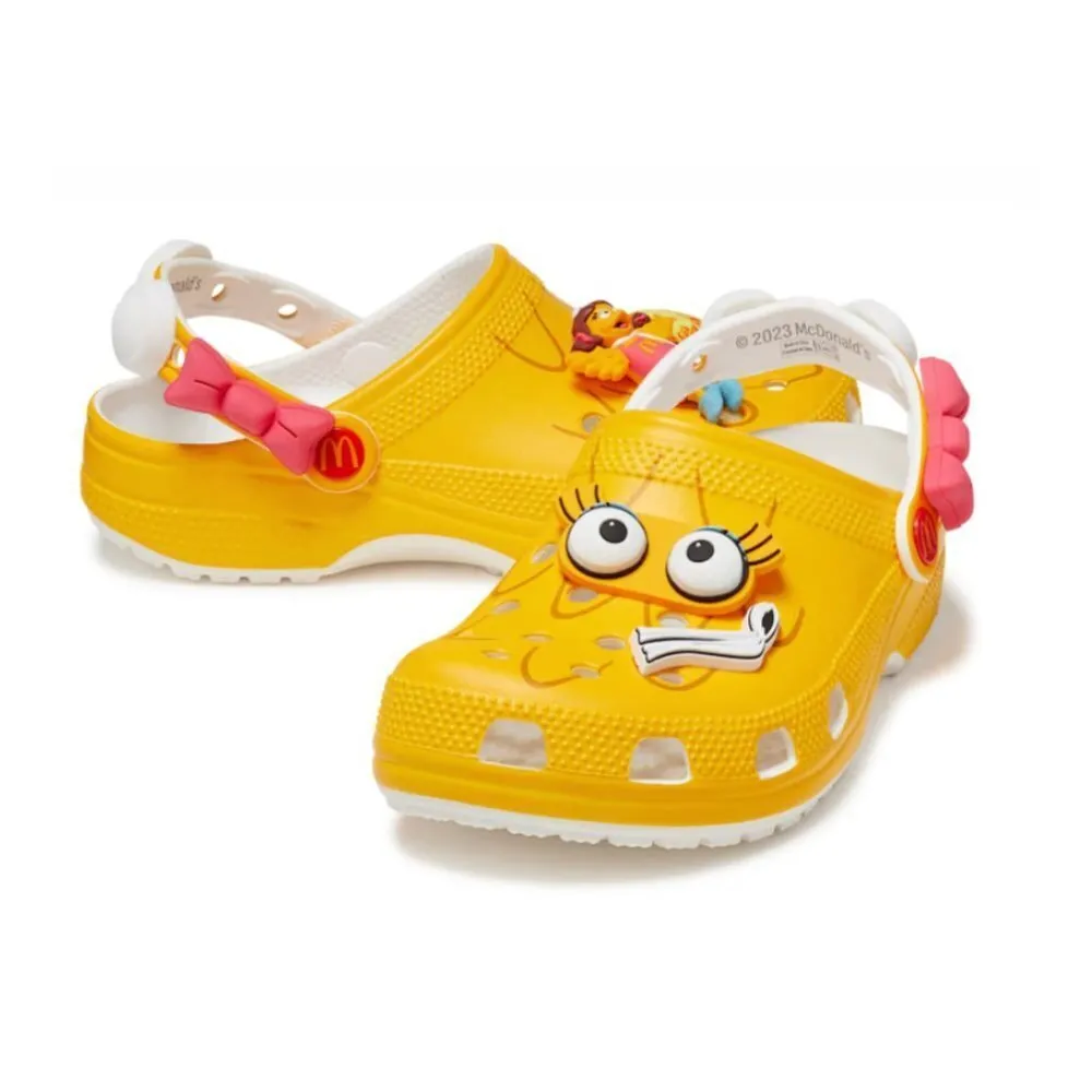 MCDONALD’S X CROCS CLASSIC CLOG Yellow Birdie Adult Unisex W 10 / M 8- NEW - Image 7