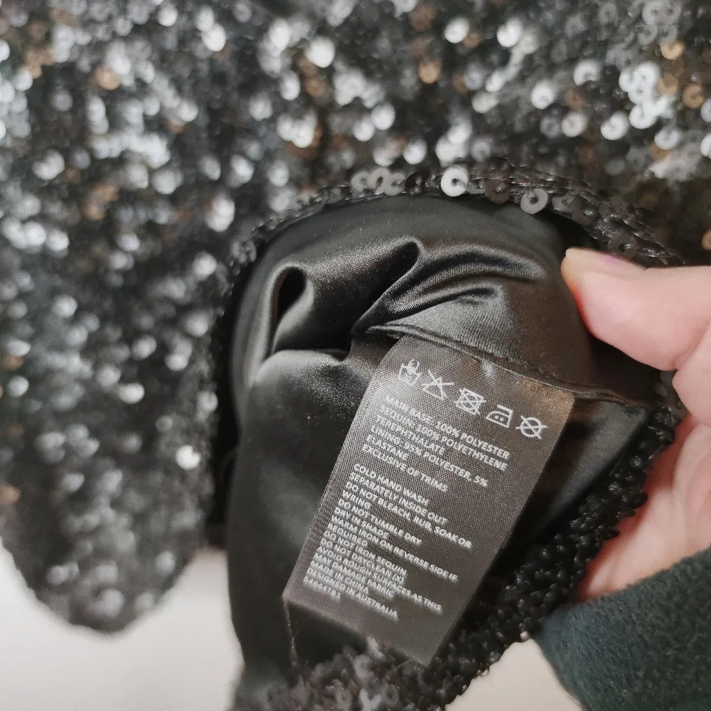 Black Sequin Camisole - Image 7