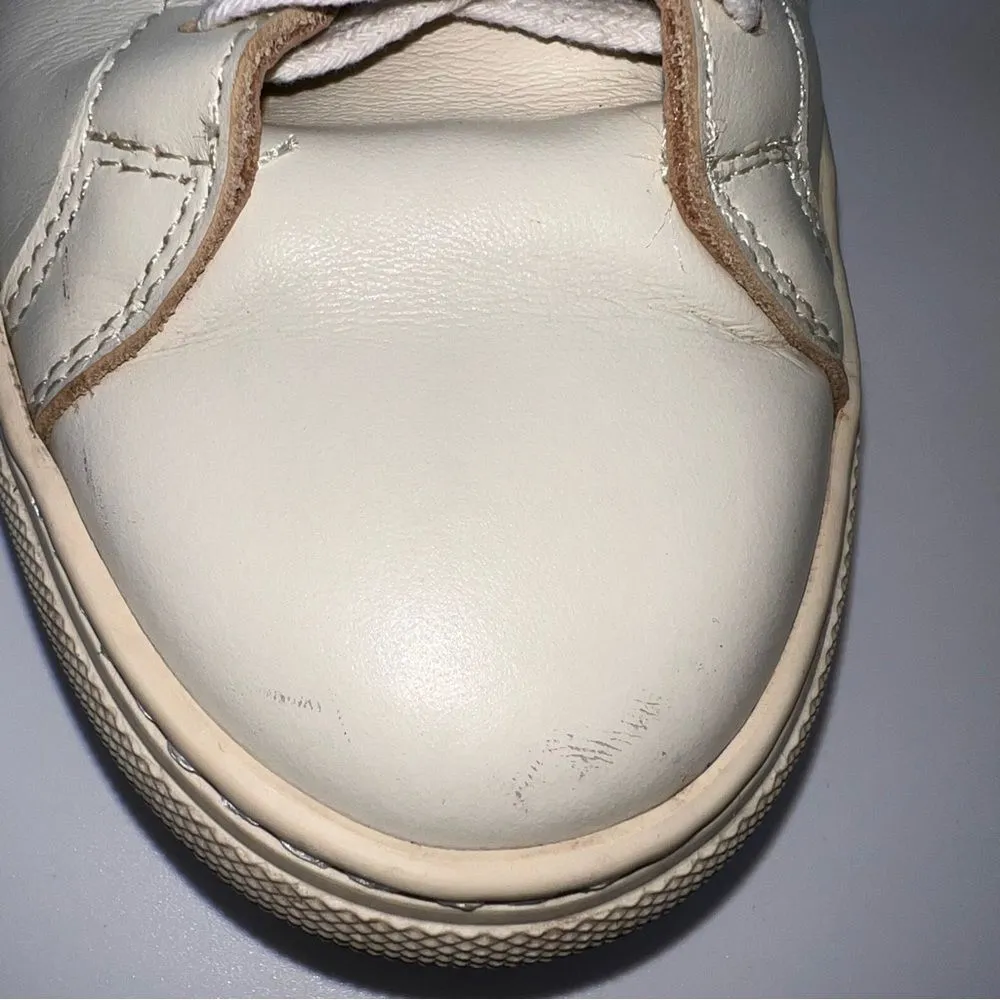 Woman by Common Projects Original Achilles Low Top White Leather Sneakers Size 7 - Image 9