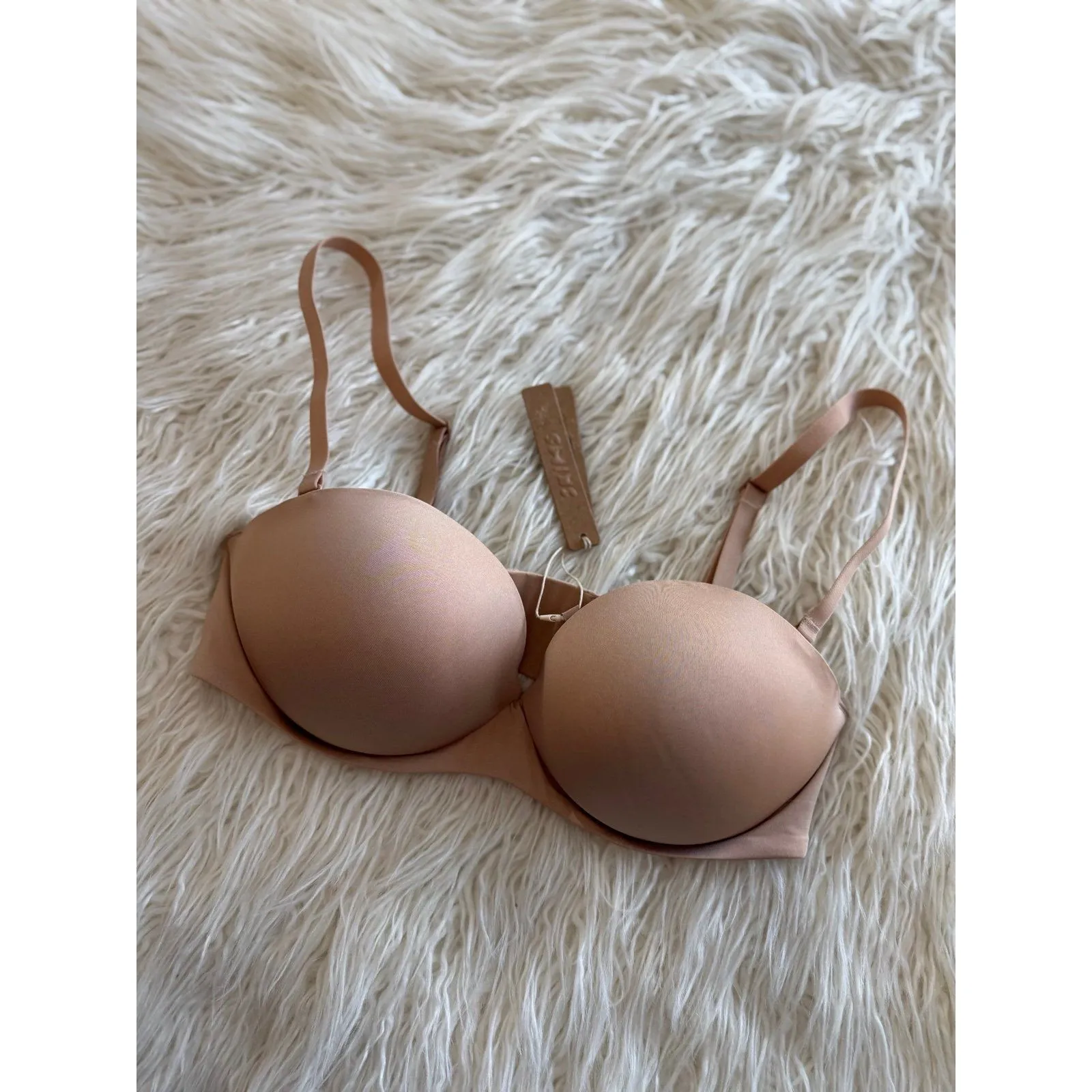 Skims Ultimate Push Up Strapless Bra Clay Size 36C - Image 4