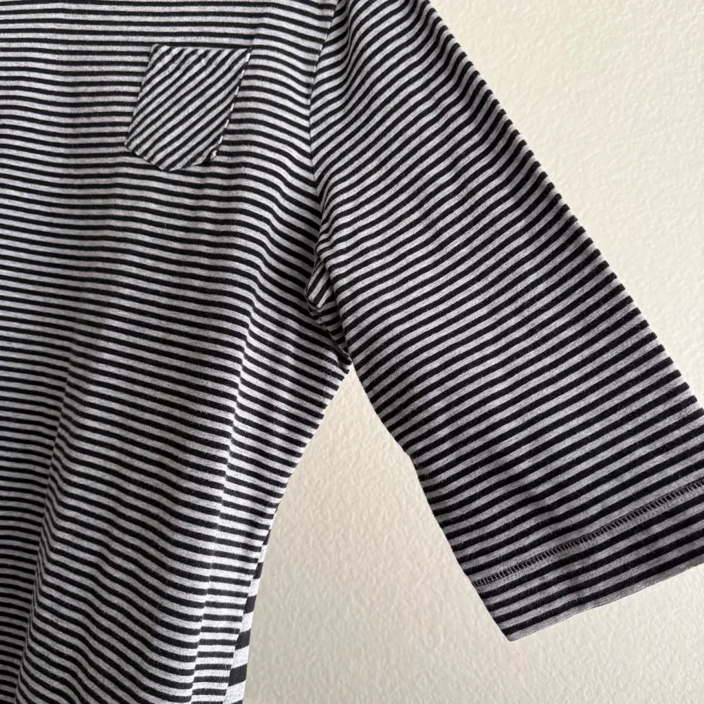 Covington Women’s Black Gray Stripe Stretch Top Modest Work 2X 3X Chic Plus Size - Image 8