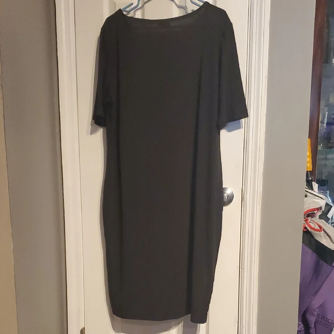 LuLaRoe Elegant Black Midi Dress - Image 3