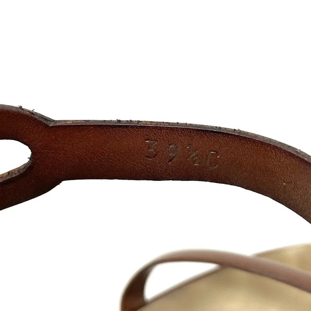 OSCAR DE LA RENTA, strappy heels, made in Italy, size 39.5 - Image 10