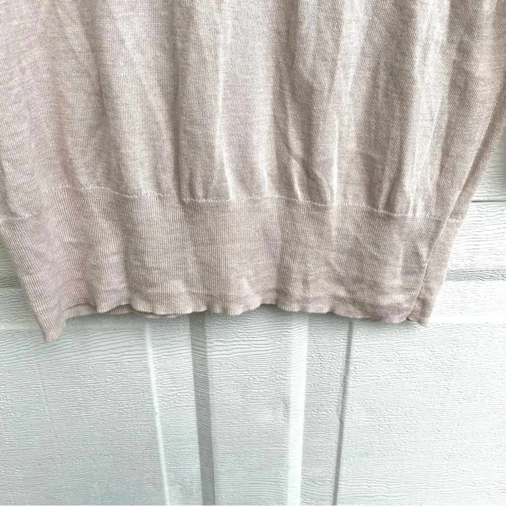 Monsoon Womens Sweater Cream Embroidered 3/4 Sleeve Cream 12 - Image 9