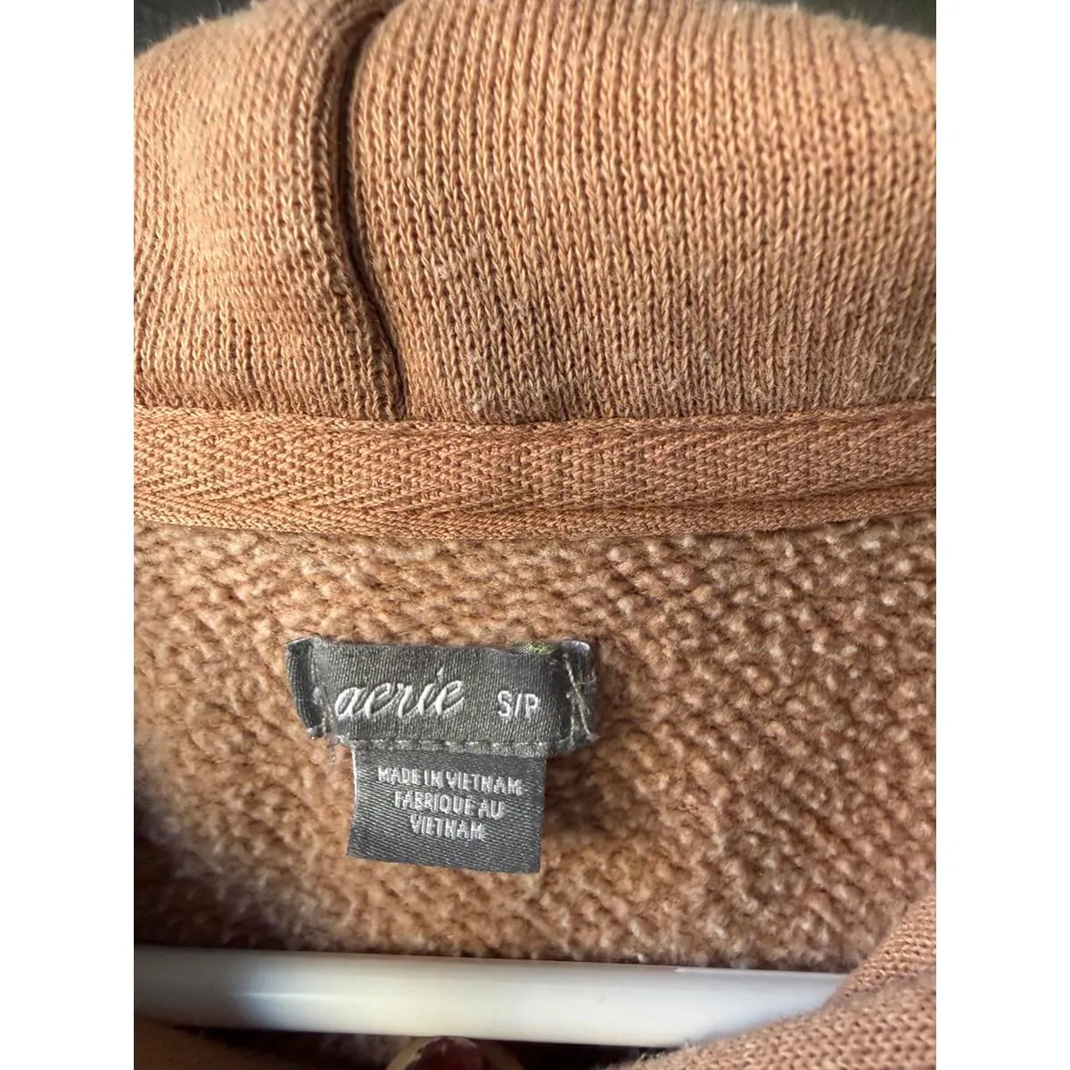 Aerie Women's Hoodie Sweatshirt Size S/P Tan - Image 3