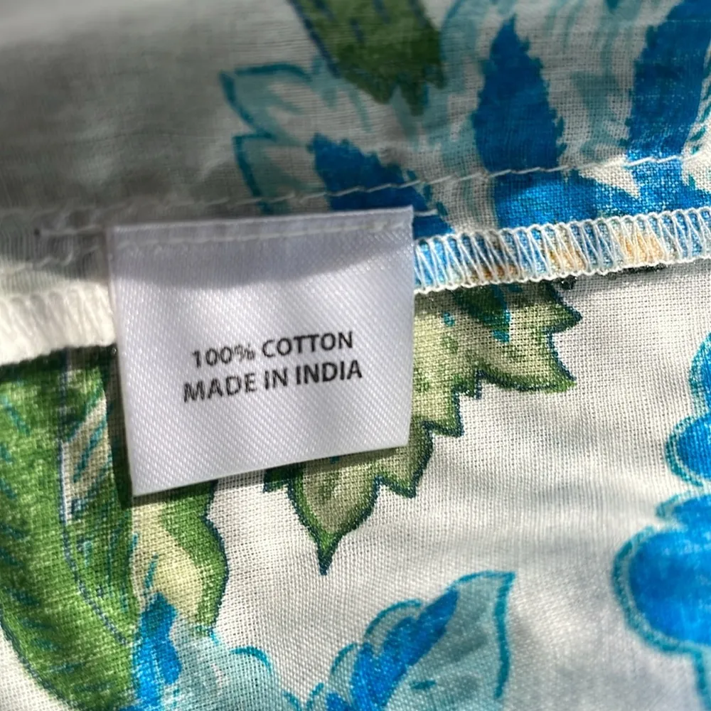 TUCKERNUCK Sea Glass Chintz Long Sleeve Salty Paloma Caftan Dress - Image 15