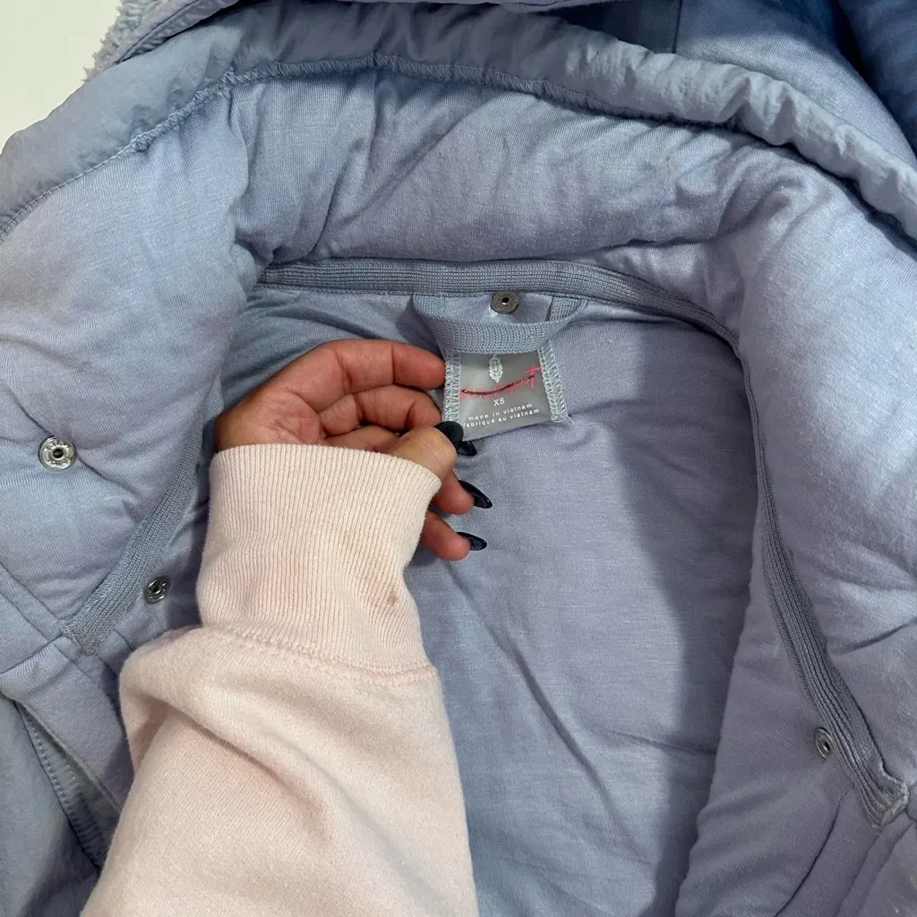 Free People Adventure Awaits Jacket Gray Size XS - Image 2