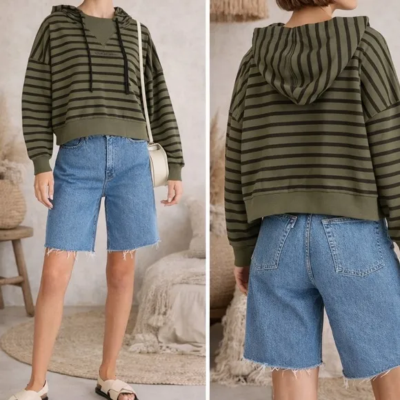 Red Valentino Cropped Stripe - Image 2