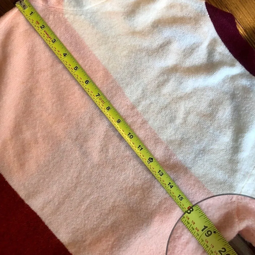 JCREW Women’s Oversized Color Block Open Cardigan Sweater With Pockets XS/S NWT - Image 6