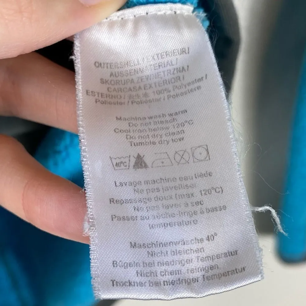 Burton AK  Blue Terry Cloth Zip Up Jacket - Image 7