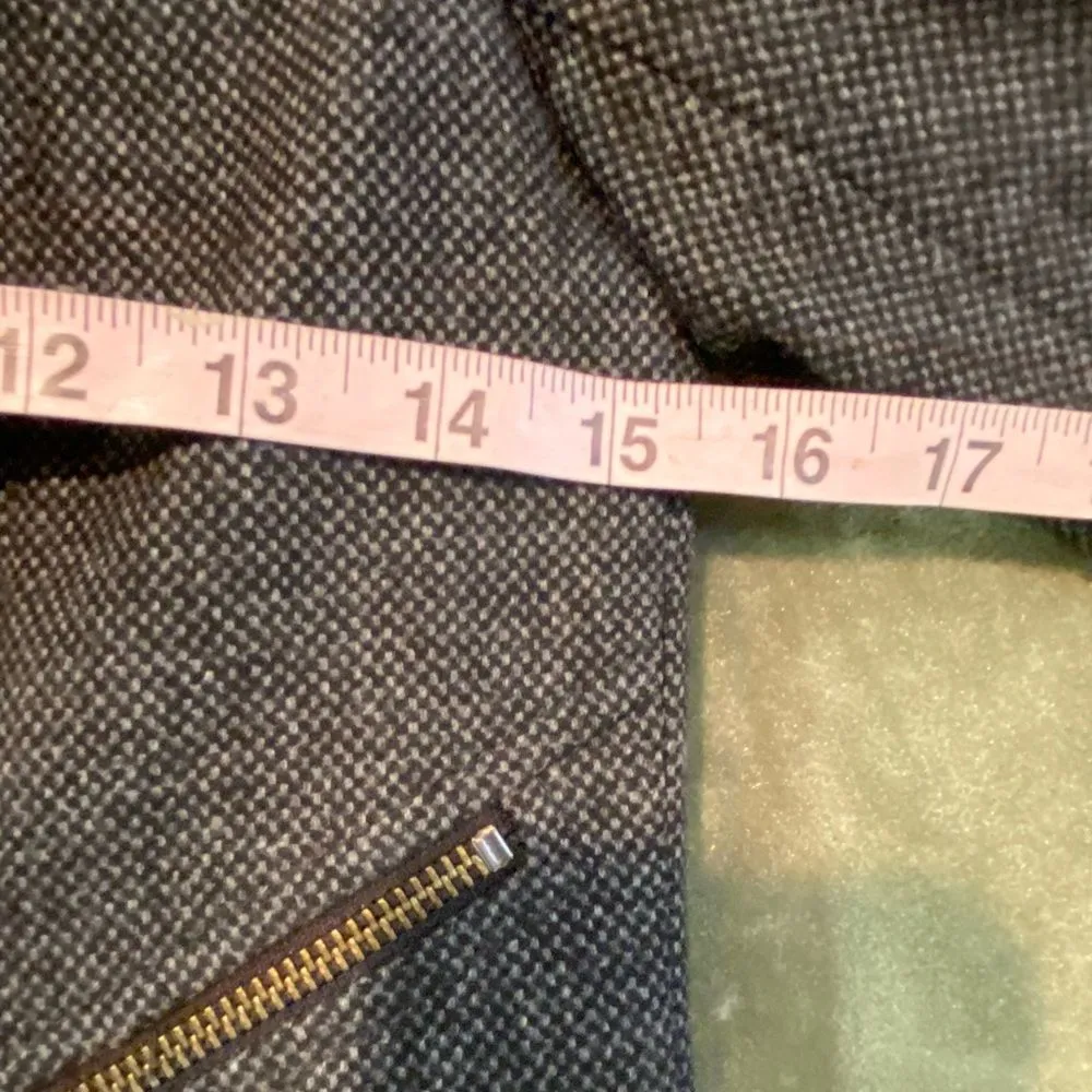 Halogen #306  Charcoal Tweed Jacket - Image 9