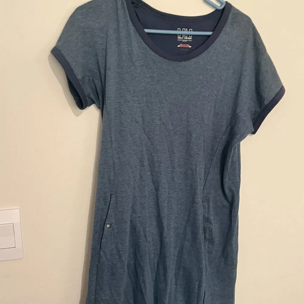 Helly Hansen small blue striped dress - Image 4