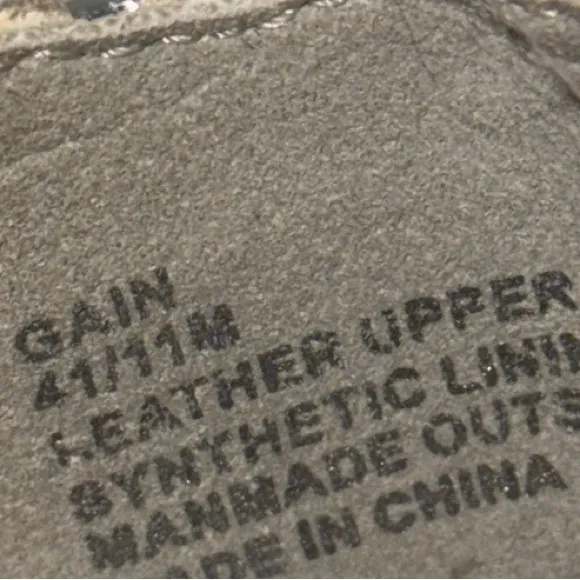 Dune London Silver T-Strap Leather Wedge Sandals w Snake Print Women’s 11 - Image 11