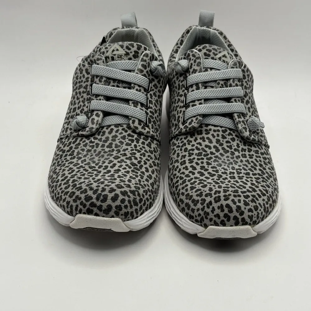 Align Women's Velocity‎ Grey Leopard Sz 6.5M Sneaker Shoe Leather - Image 2