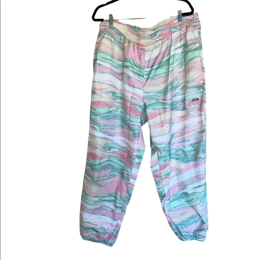 NWT adidas GT4538 Multicolor Marble Tie Dye Track Pants Joggers 2X - Image 11