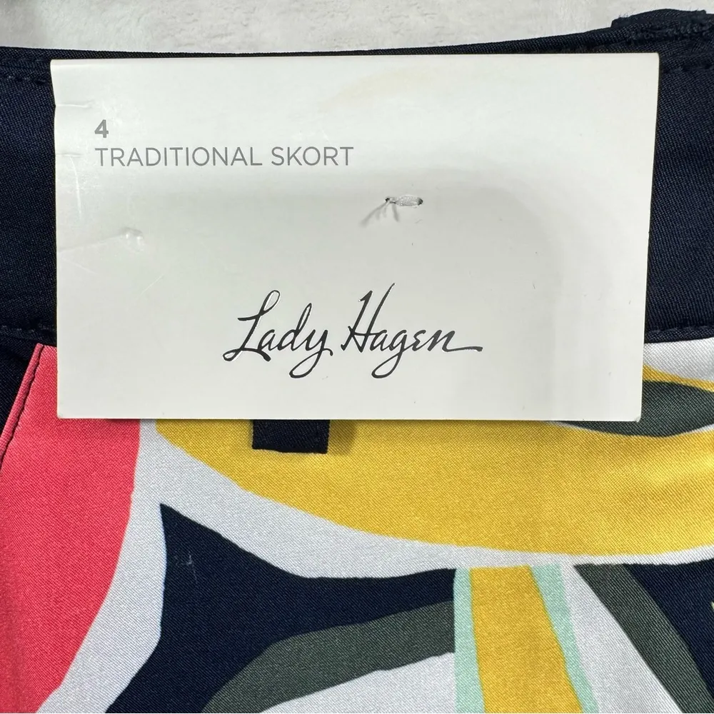 Lady Hagen Tropical Golf Tennis Skort Moisture Wicking Wrinkle Free Pockets - Image 3