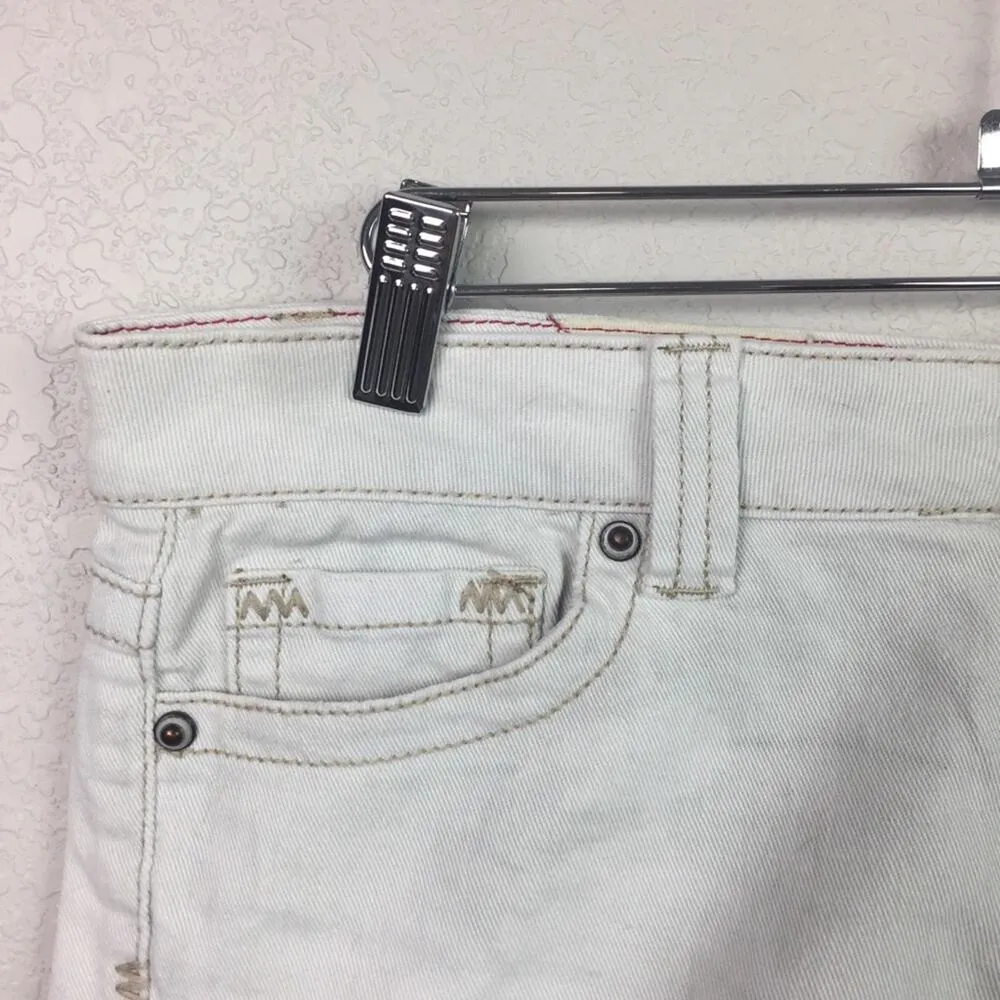 1st KISS Gray Denim Shorts Sz 9 - Image 2