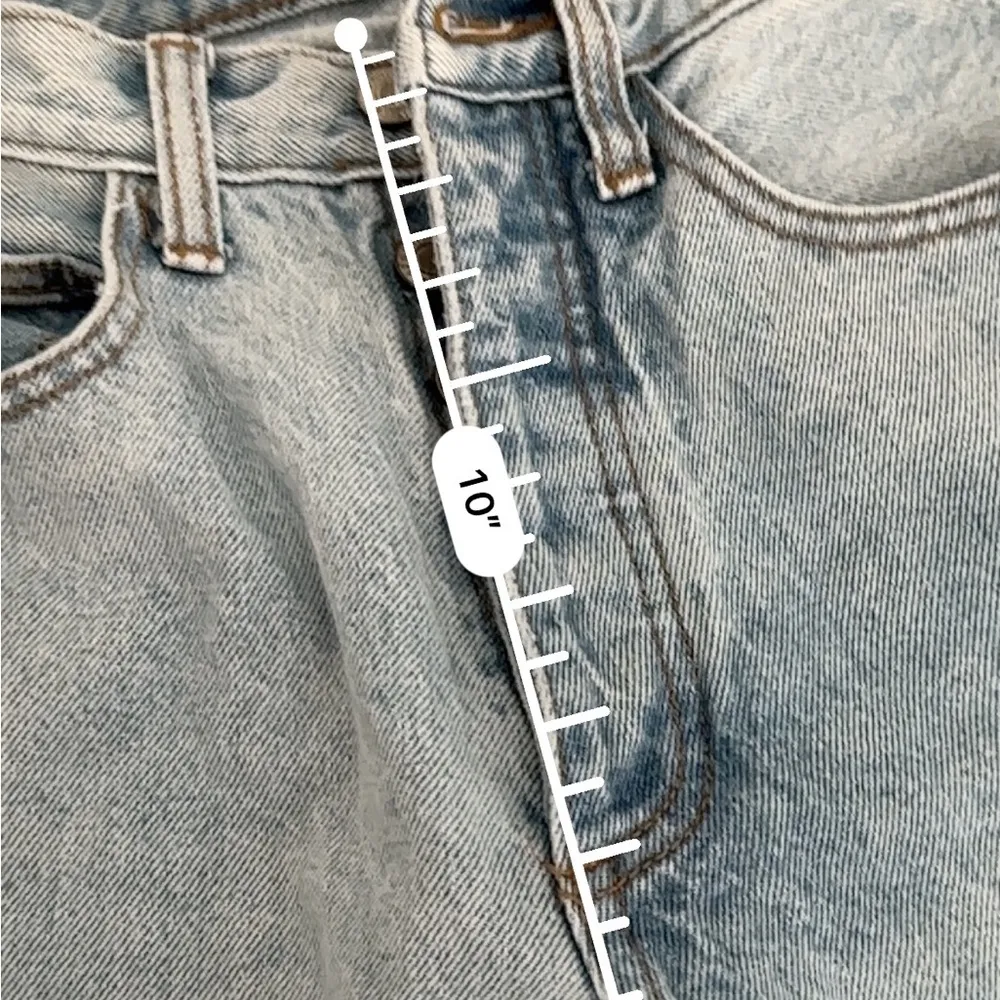 John Galt brandy Melville straight leg high rise jeans - Image 4