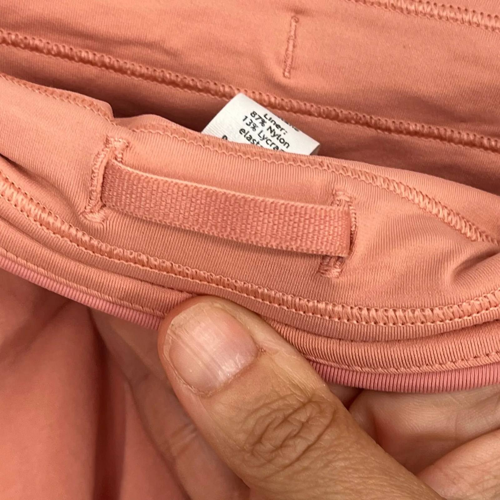 Lululemon Play Off The Pleats Skirt *13" Peach Pink Women's Size 8 - Image 6