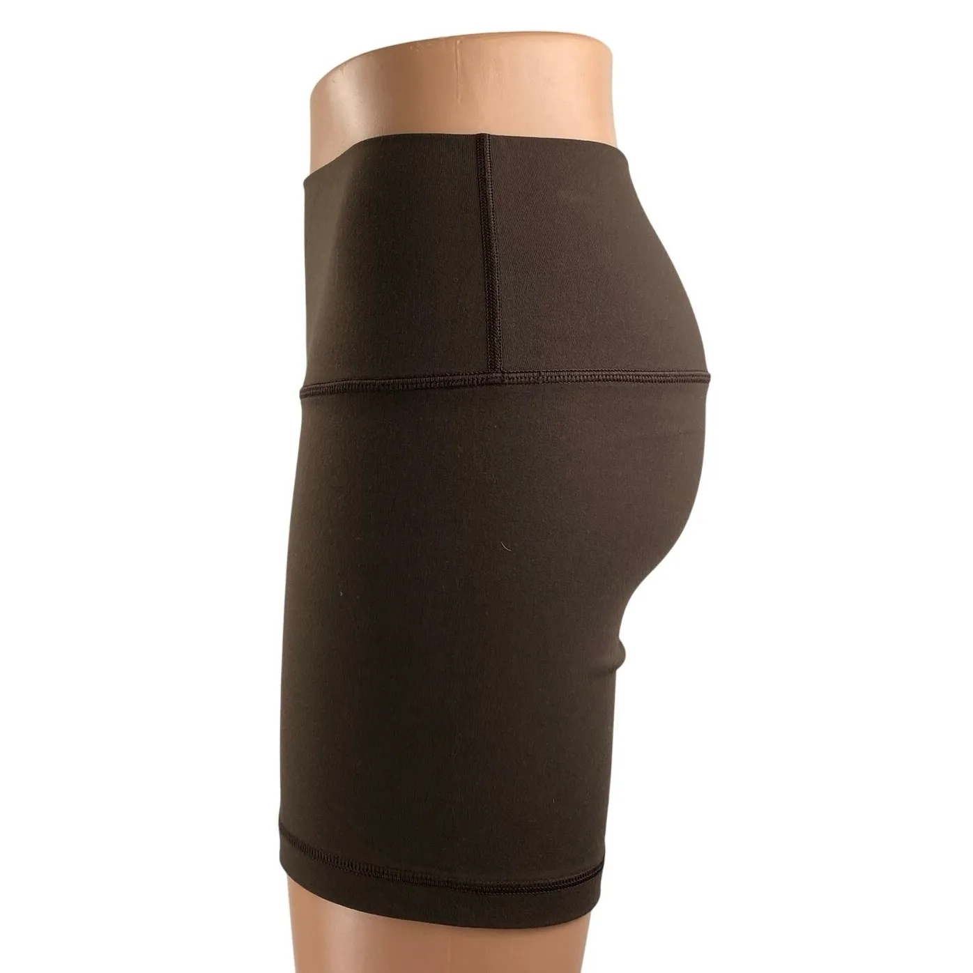 Aritzia TNA Brown High Rise Yoga Workout Gym Running Athletic Biker Shorts Sz S - Image 2