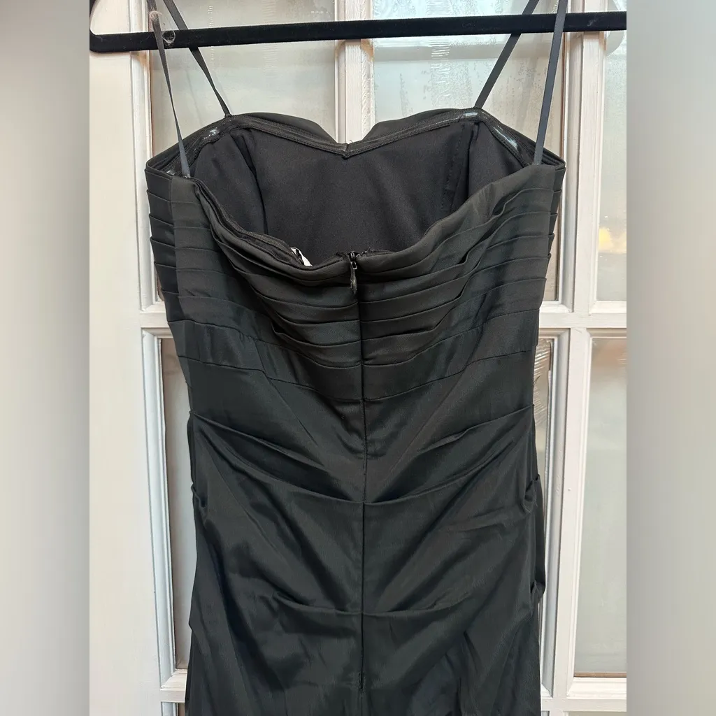 Vintage Cache Y2K Taffeta Mermaid Formal Gown Prom Gala Dress Size 4 Small S - Image 5