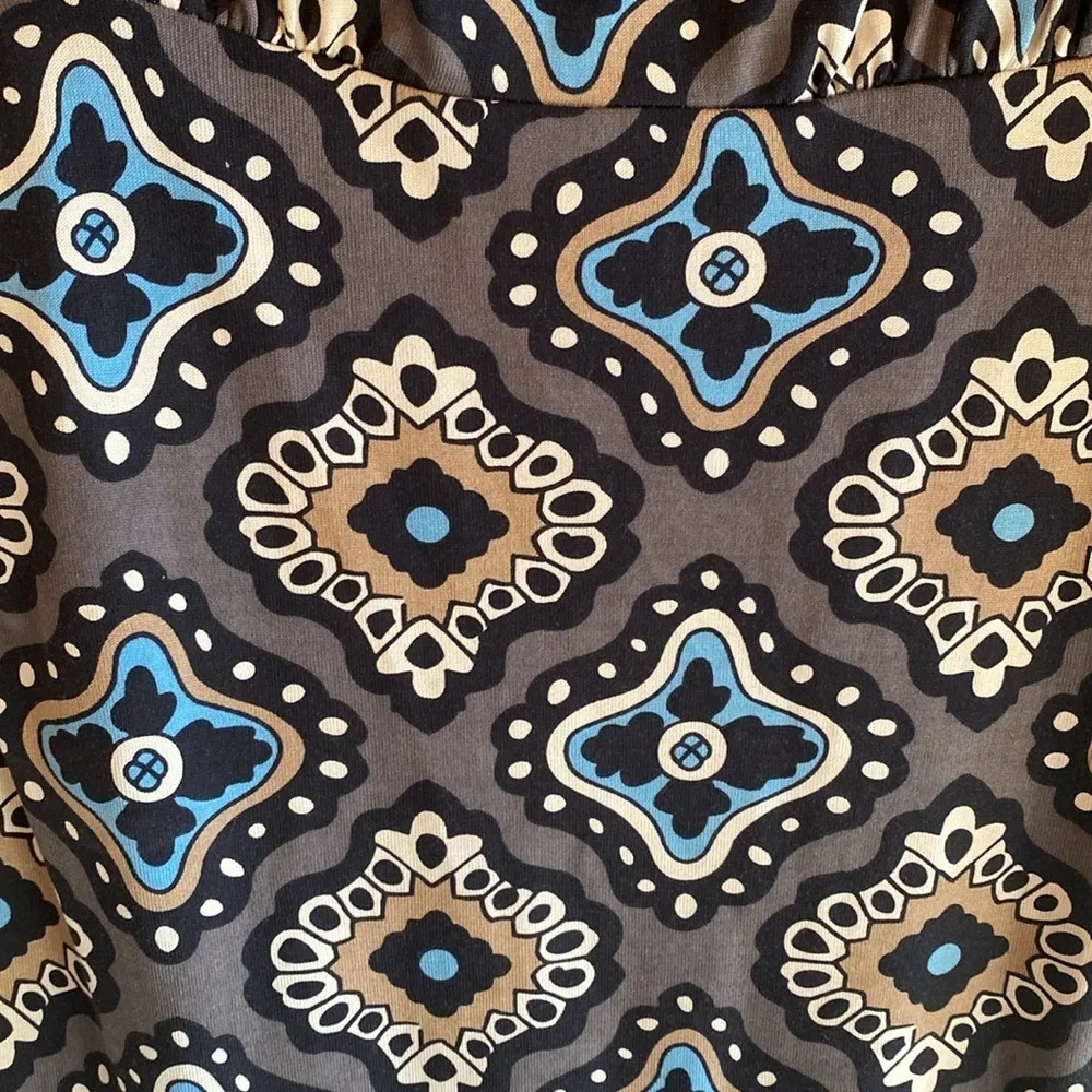 Diane Von Furstenberg DVF silk knit boatneck empire waist 3/4 sleeve dress 2 - Image 4