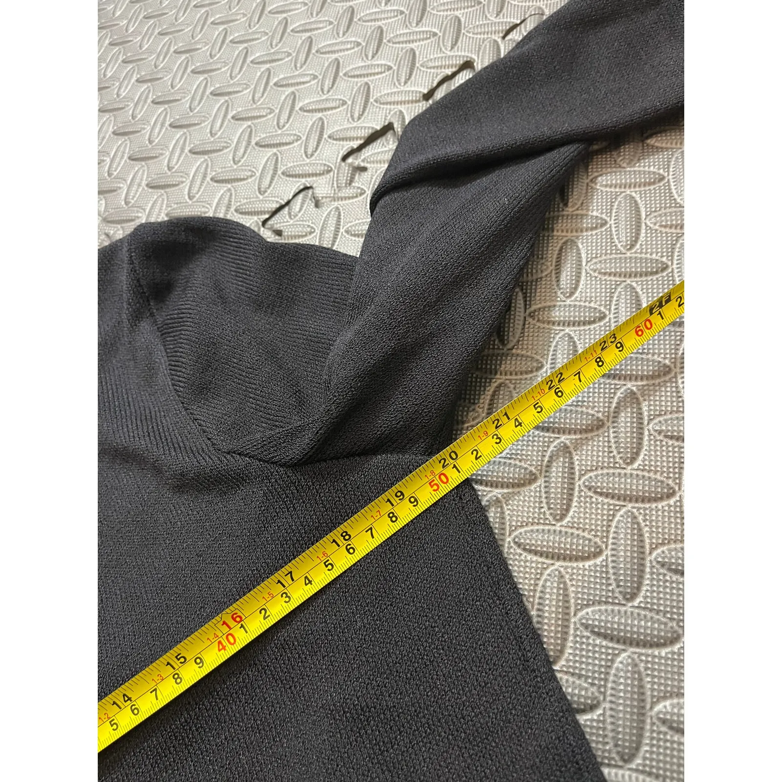 St. John Womens Black Sweater Blazer Cardigan Red Gold‎ Button Embroidered Med - Image 7