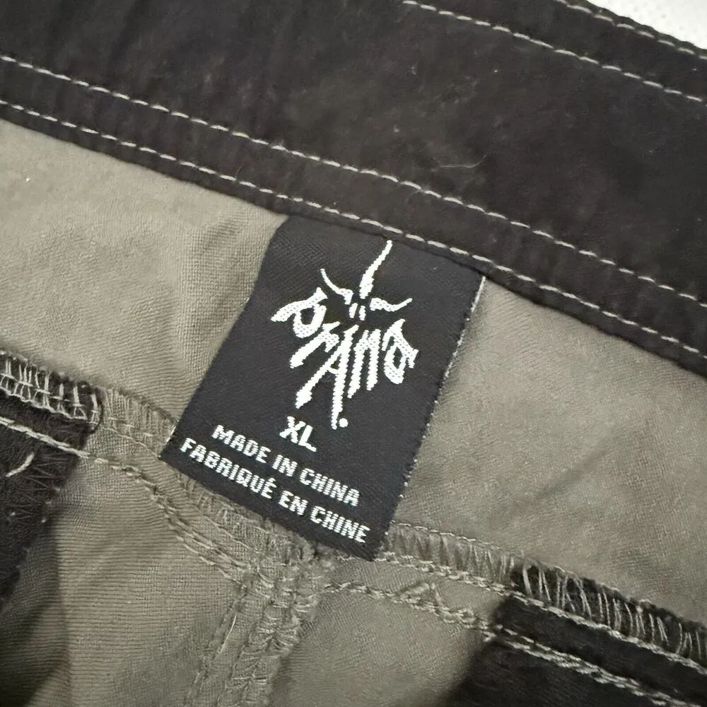 Prana Womens Pants 12 Green Breathe Crop Capri Hiking Outdoor Light Gorpcore - Image 3