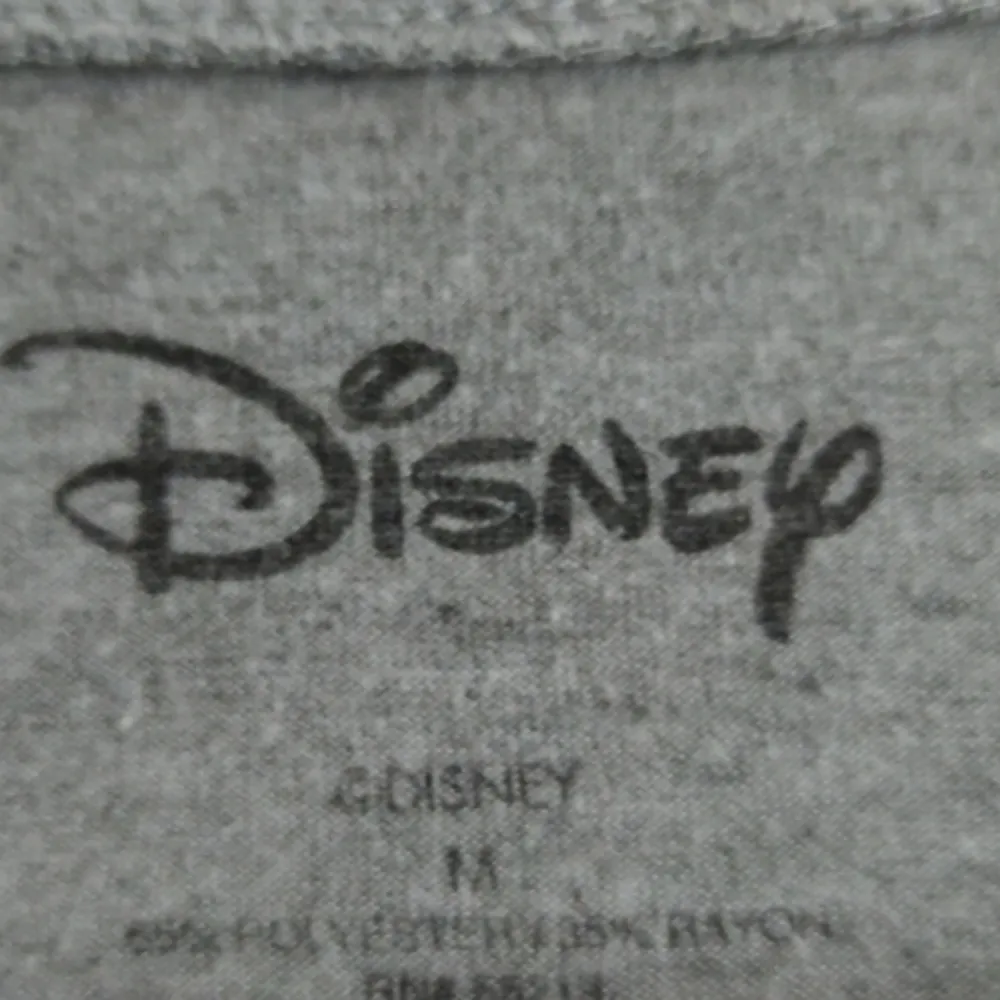 Disney Disneyland Disney World Minnie Mouse Gray Graphic Shirt Size Medium GUC - Image 4