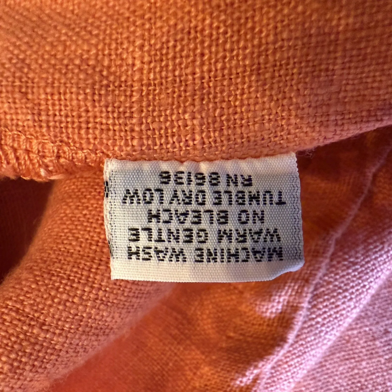 Bryn Walker 100% Linen Shift Dress‎ XS Artsy Oversized Lagenlook Tunic USA Made - Image 8