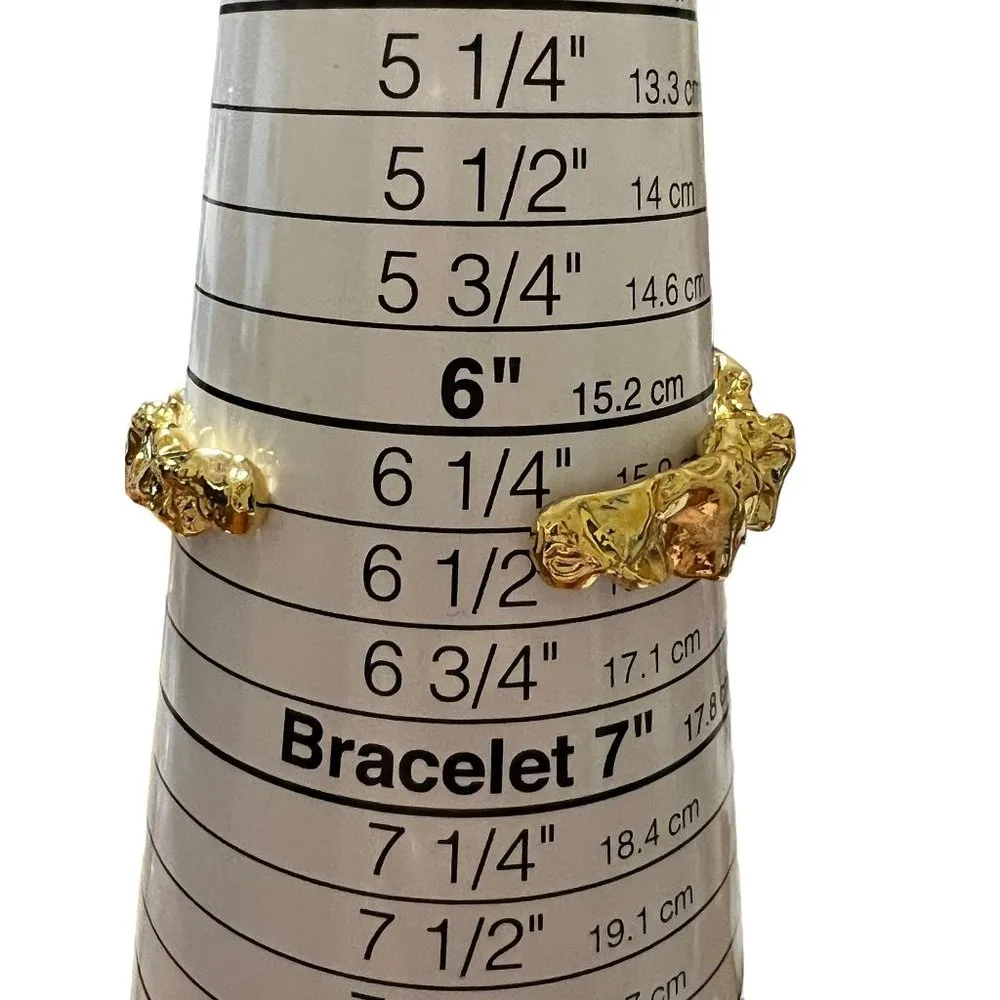 Amber Sceats Emery Bracelet Rachel Zoe Original Brass 24kt Gold Plate NEW in Bag - Image 5