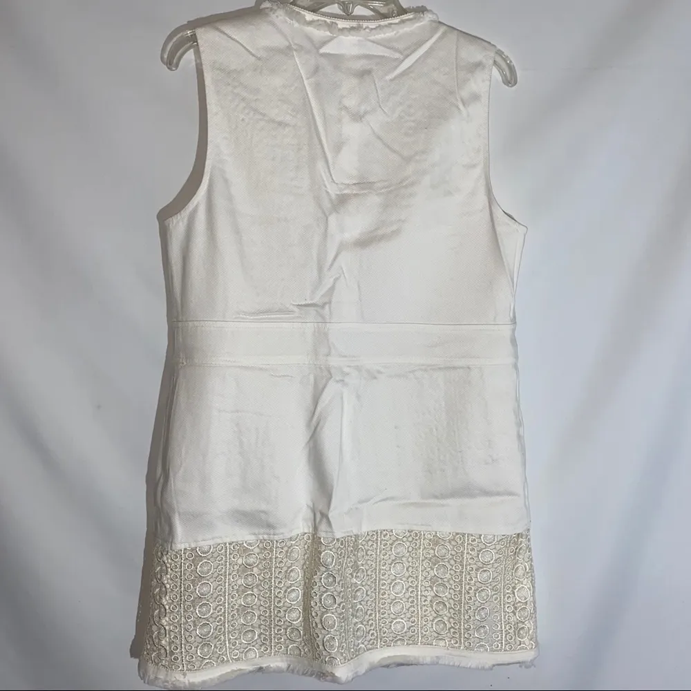 Chico’s White Lace Vest Size Medium - Image 5
