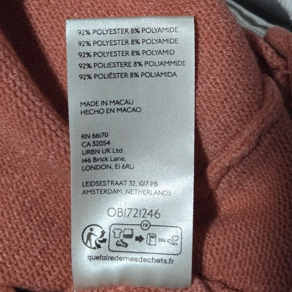 FREE PEOPLE ORION A-LINE TUNIC SWEATER, LIGHTEST ROSE, SMALL (oversized) NWT - Image 7