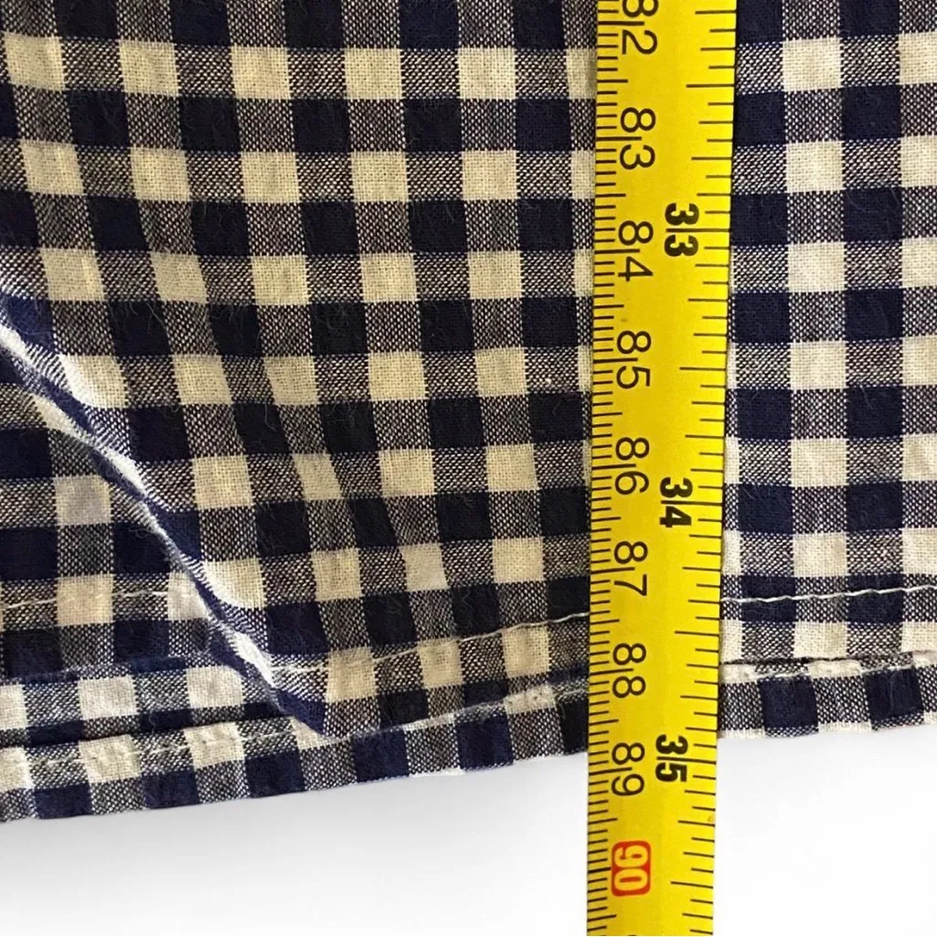 Navy and white Vineyard Vines button-up dress - Image 6