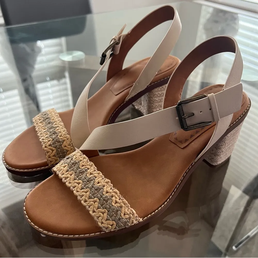 Zodiac Ivy Jute Sandals Espadrille Block-Heel Boho, Size 11M New w/o Box - Image 8