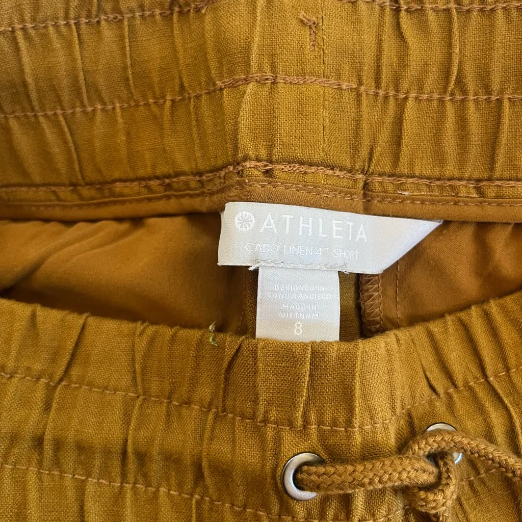 Athleta Women's Cabo Linen 4” Shorts - Image 3