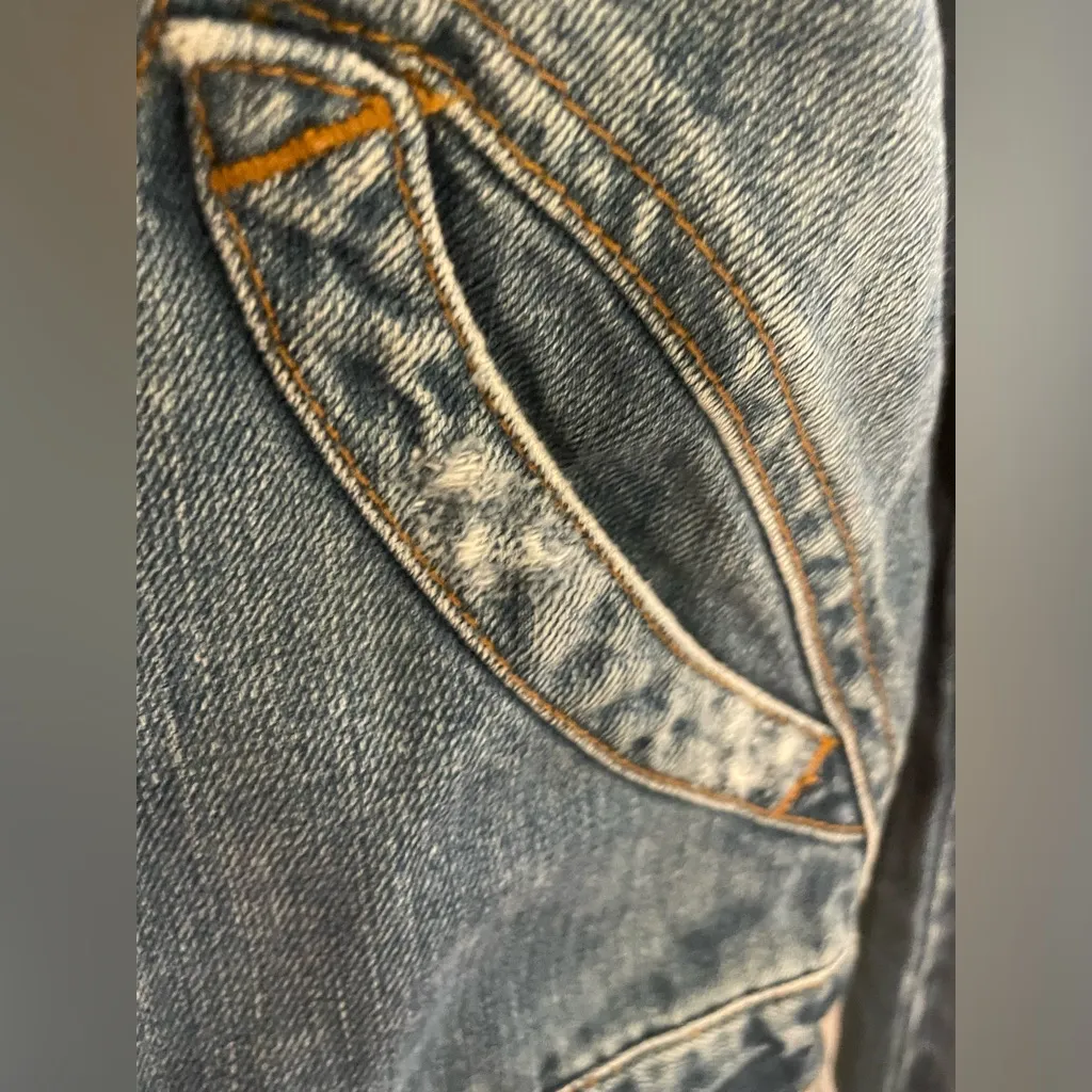 J.Crew Bowery Wash Jean Denim Jacket Size 4 - Image 5