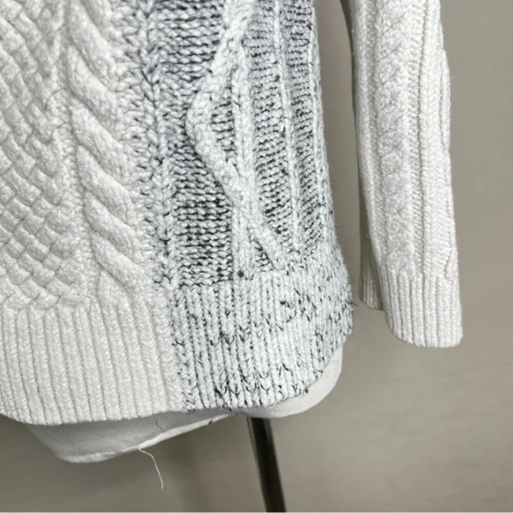 Derek Lam 10 Crosby Cable Knit Sweater Grey - Image 7