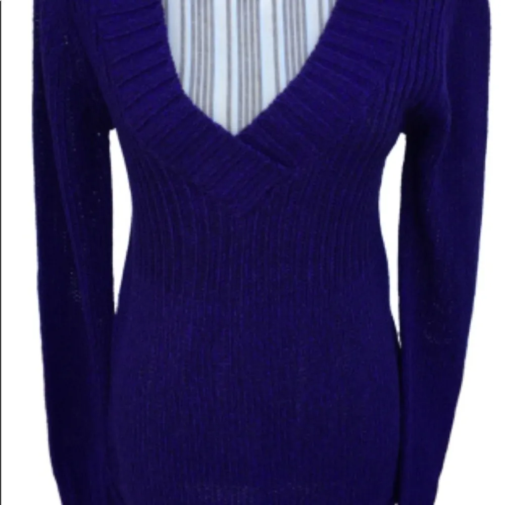 Arizona Jean Co Purple V neck long sleeve sweater XL juniors - Image 3