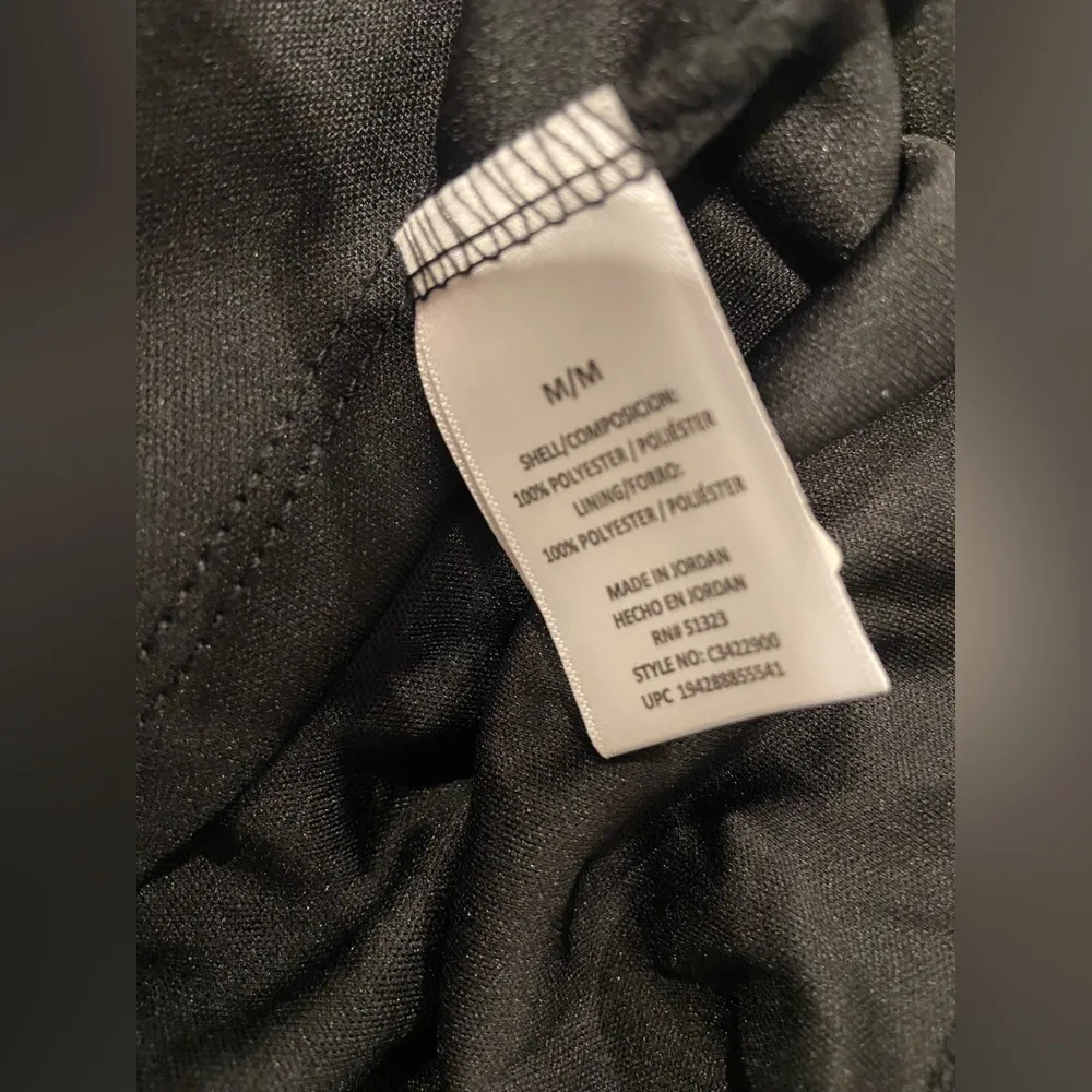 NWT Vince Camuto Size M Black Floral Ruffle Flowy Long Sleeve Sheer Mini Dress - Image 13