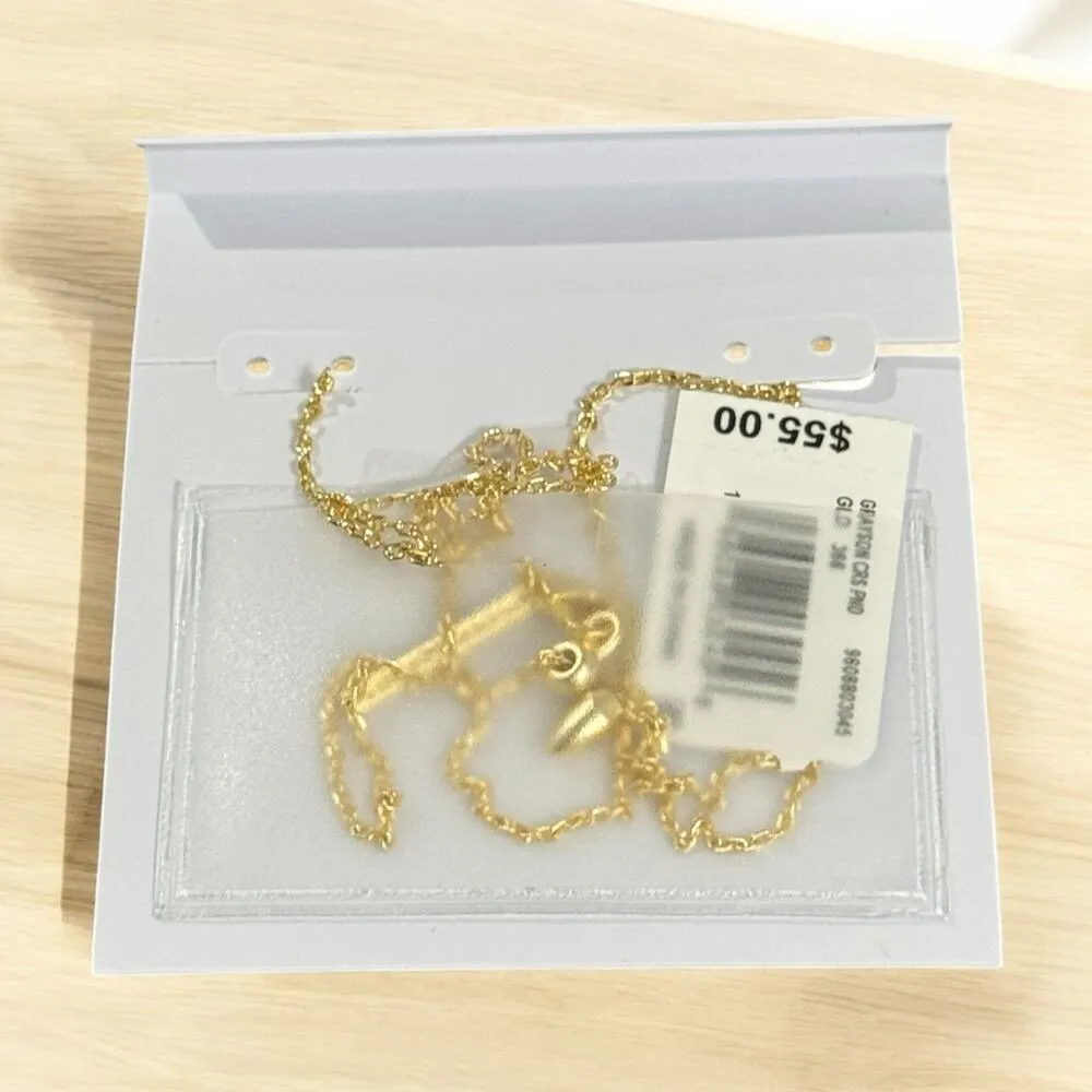 NWT! Kendra Scott Grayson Crystal Pendant Necklace in Gold Emerald Crystal - Image 5