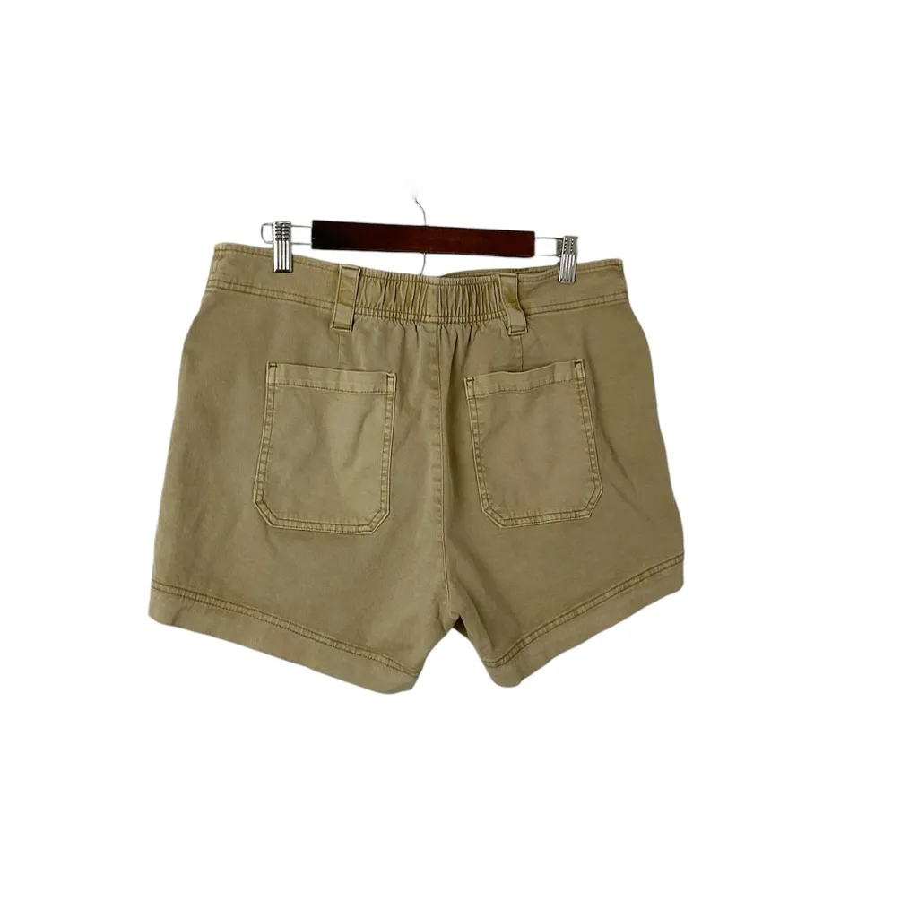 Old Navy Tan Cotton Blend Patch Pocket Shorts Size Large - Image 3