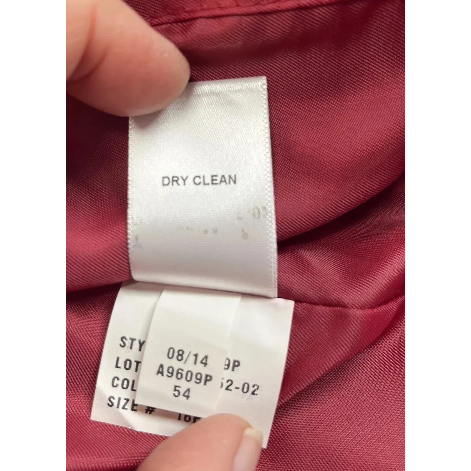 Appleseed's Petites Women’s Red Button Wool Blend Pea Coat Size 16P City Classic - Image 11