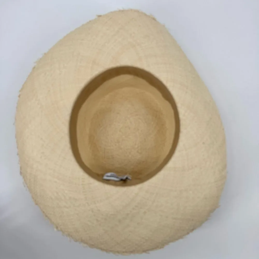 Anthropologie Sensi Studio Glamour Fray Edge‎ Boater Hat NWOT - Image 7